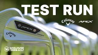 Revealed New 2024 Callaway Apex Irons  Test Run Review [upl. by Nicki]