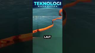 Permanent Marine Barriers  alat canggih untuk membersihkan sampah dilaut teknologimasadepan short [upl. by Akcinahs]