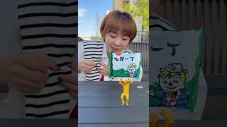 Bandar Mama Nodle Khaya 🥳 mini wood toy wood working art skill short cartoon viral trending [upl. by Edmonda]