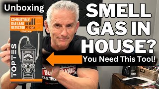 Smell Gas In House  TOPTES PT520A Gas Leak Detector Unboxing  How To Use TOPTES Gas Leak Detector [upl. by Aldwon]