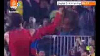 ronaldinho vs villareal bicycle kick in arabic [upl. by Horick]