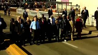 Obama leads Selma 50th anniversary march [upl. by Wilone198]