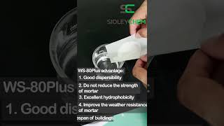 Silicone Hydrophobic Powder WS80Plusdrymix cellulose science sodium [upl. by Atinwahs]