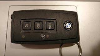 How to pair parking heater Webasto remote on BMW E61 [upl. by Septima450]