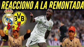 REACCION a la REMONTADA del REAL MADRID vs BORUSSIA de DORTMUND 52 [upl. by Soutor]