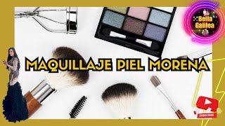 MAQUILLAJE FACIL PARA PIEL MORENA [upl. by Hamon140]