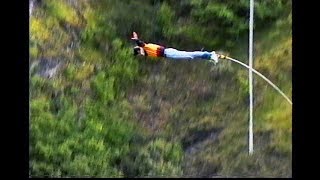 Bungy Jumping Bungee Kawarau Bridge New ZealandThe worldfamous jump venue [upl. by Gurias]