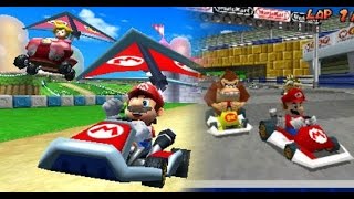 Mario Kart 7 Comparison to Mario Kart DS Prt 2 HDGP [upl. by Tamera357]