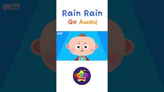 Rain Rain Go Away  Nursery Rhymes  Animation Kids song with Lyrics shorts [upl. by Juliana]