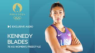 Kennedy Blades After Semifinal Win  2024 Olympic Games  Mixed Zone Audio [upl. by Radec]