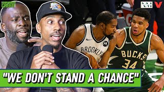 Jeff Teague thought Bucks had quotno chancequot vs Durants Nets until Kyrie got hurt  Draymond Green [upl. by Vento]