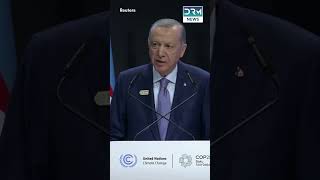 Israel causing environmental catastrophe in Gaza Erdogan says at COP29  AL1G [upl. by Phipps940]