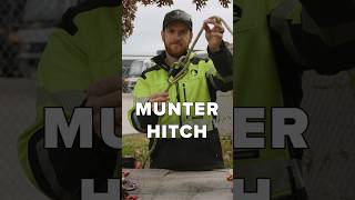 Munter hitch tutorial knots treework arborist shorts [upl. by Hilda]