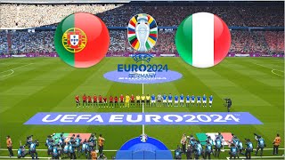 PORTUGAL vs ITALY  UEFA EURO 2024 GERMANY [upl. by Ymer]