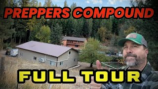 Full Prepper Homestead Tour Preppers Workshop  Food Pantry  Garden  Chicken Coop amp More [upl. by Cord]