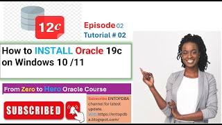 Tutorial 2How to INSTALL Oracle 19c on Windows 10 11 [upl. by Reivaz]