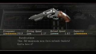 Resident Evil Bonus Weapons [upl. by Ajna866]