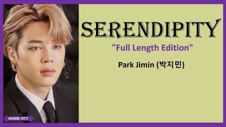 BTS Jimin  SERENDIPITY Lyrics [upl. by Brubaker]