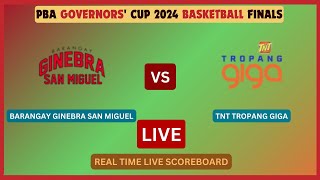 Barangay Ginebra San Miguel vs TNT Tropang Giga LIVE Score UPDATE 2024 PBA Governors Cup Finals G6 [upl. by Bobseine663]