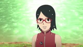 sarada aprende el chidori boruto [upl. by Marchal]