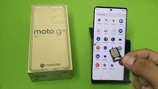 Moto G85 5G Insert SIM Card  How to Insert SIM Card on Motorola G85 5G [upl. by Nedyaj]