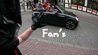 WM2014 GermanyFrance 10  city rideparade  RAW [upl. by Pegeen]