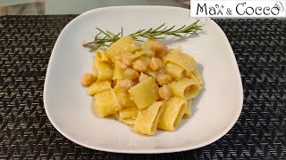 CALAMARATA con CREMA di CECI  Ricetta VEGETARIANA e VEGANA [upl. by Cohlier]