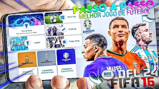 COMO BAIXAR DFL 24 NO CELULAR ✅ DFL 24 MODO CARREIRA APKDATAOBB ATUALIZADO DOWNLOAD DFL 24 V3 🔥🎮 [upl. by Aznofla]