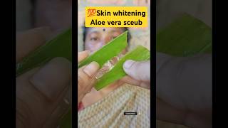 💯✅skin whitening aloe vera scrubturmeric aloevera skincare turmeric [upl. by Ghiselin164]