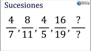 ¿Qué fracción sigue  Series y Sucesiones Numéricas 14 [upl. by Whit]