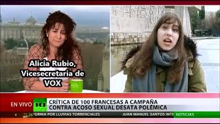 Nuestra vicesecretaria Alicia Rubio deja en ridículo a una activista de Femen [upl. by Ruder]