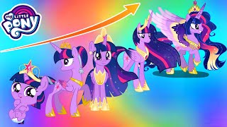 🦄 My Little Pony Transforms Into Grown up Twilight Sparkle Princess 2022 🌈💚sweetponylife [upl. by Sharona118]