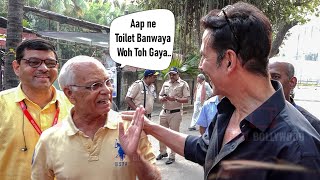 Senior Citizen ने Akshay Kumar से की शिकायत In Public infront of Media  फिर क्या हुआ [upl. by Goerke]