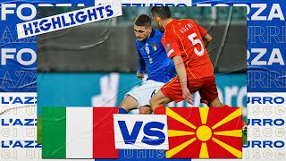 Highlights ItaliaMacedonia del Nord 01 24 marzo 2022 [upl. by Boulanger]