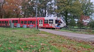 Spoorwegovergang Aalten  Dutch Railroad Crossing [upl. by Tezile]