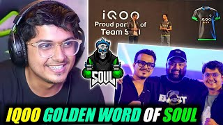 Why IQOO Collab with SouL Esports🔥 IQOO on SouL Power🚀 [upl. by Vasilis]