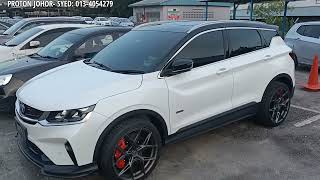 PROTON X50 MODIFIED FLAGSHIP SNOW WHITE GEELY BINYUE GEELY COOLRAY 2022 [upl. by Ahcim]