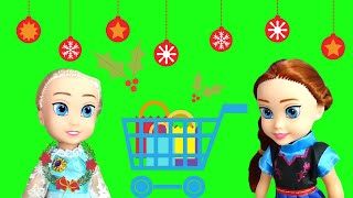 Elsia and Annia Toddlers Christmas Shopping [upl. by Alket]