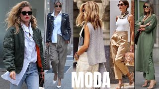 MODA TENDENCIA OTOÑO INVIERNO OUTFITS ATEMPORAL PARA MUJERES MODERNAS LOOKS ÚNICO PARA TI [upl. by Fugere]