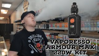 This Device Is A Tank  Vaporesso Armour MAX  Vape Review [upl. by Tehr]