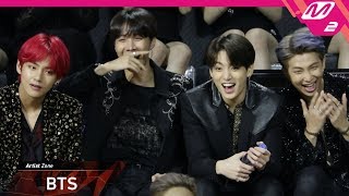 2018MAMA x M2 방탄소년단BTS at 아티스트 존Artist Zone in HONG KONG [upl. by Erasme]