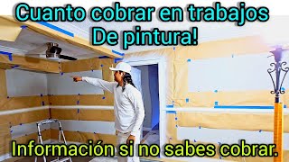 Cuánto cobrar por pintar Baseboards y Crown molding como hacer un estimado para trabajos de pintura [upl. by Wincer98]