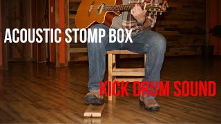 Oak Toekicker Acoustic Stompbox Foot Percussion  Tap Foot For Kick Drum Sound While Playing Guitar [upl. by Victoria]