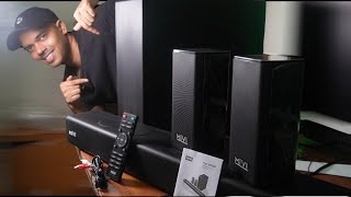 Mivi Fort Q700D 51 HOME THEATER SYSTEM  Unboxing And Review Sound Testing  700W Sound bar [upl. by Terrel]