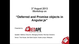 Deferred and Promise objects in Angular js [upl. by Winikka]