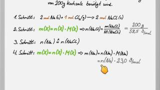 Stöchiometrie  Chemisches Rechnen [upl. by Mcgrath]