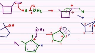 Hydride Shift Ring Expansion Carbocation Rearrangement ALL IN ONE Example [upl. by Castor]