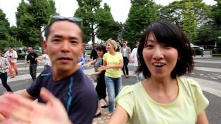 TOKYO Japan  International Flashmob West Coast Swing 2015 [upl. by Rbma]