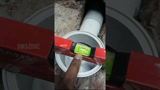 Plumbing tricks  Wasten toilet pipe and Nahani trap fitting measurement DMSzone plumbinglover [upl. by Enneyehc]