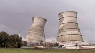 Athlone Cooling Towers Demolition 720p [upl. by Baiel99]